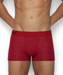 Wood Trunk Wood Trunk Red-houndstooth