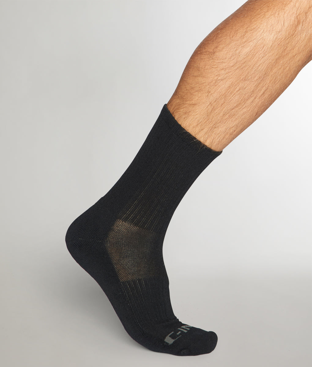C-IN2 Core Crew 3-Pack Socks C-IN2 Core Crew 3-Pack Socks Black