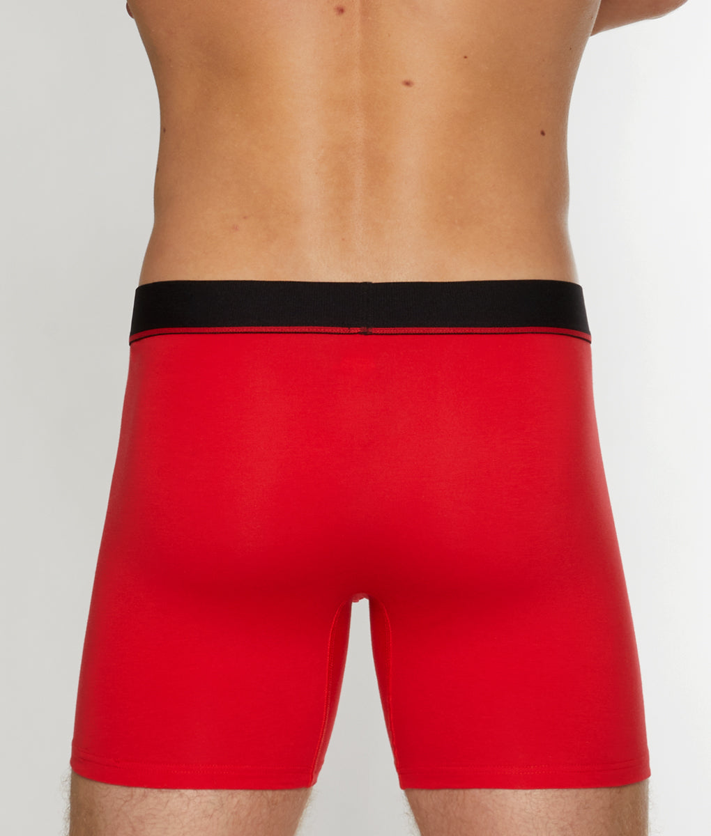 Unsimply Stitched Solid Boxer Brief Unsimply Stitched Solid Boxer Brief Red