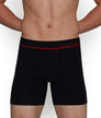 Unsimply Stitched Solid Boxer Brief Unsimply Stitched Solid Boxer Brief Black-red-stripe